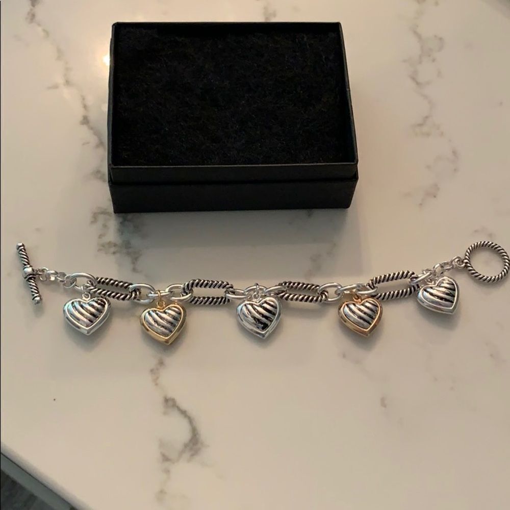 5 Heart Dimensional Bracelet (New in Box)